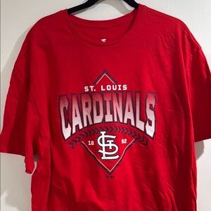 Fanatics Red St. Louis Cardinals Short Sleeve Tee